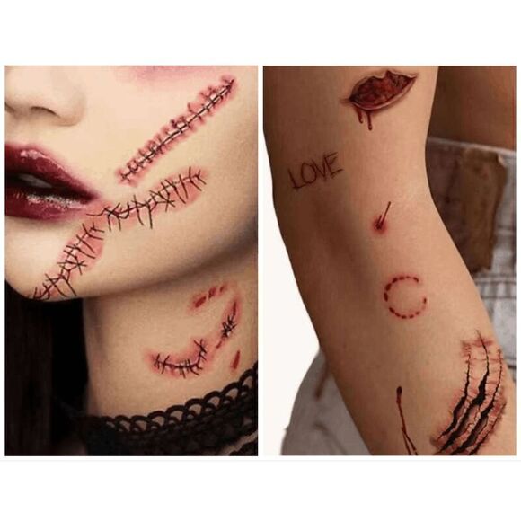 💗🧟‍♀️ 8PCS Zombie Barbie Costume Halloween Bundle Set SIZES M, L, XL NEW - Picture 14 of 17